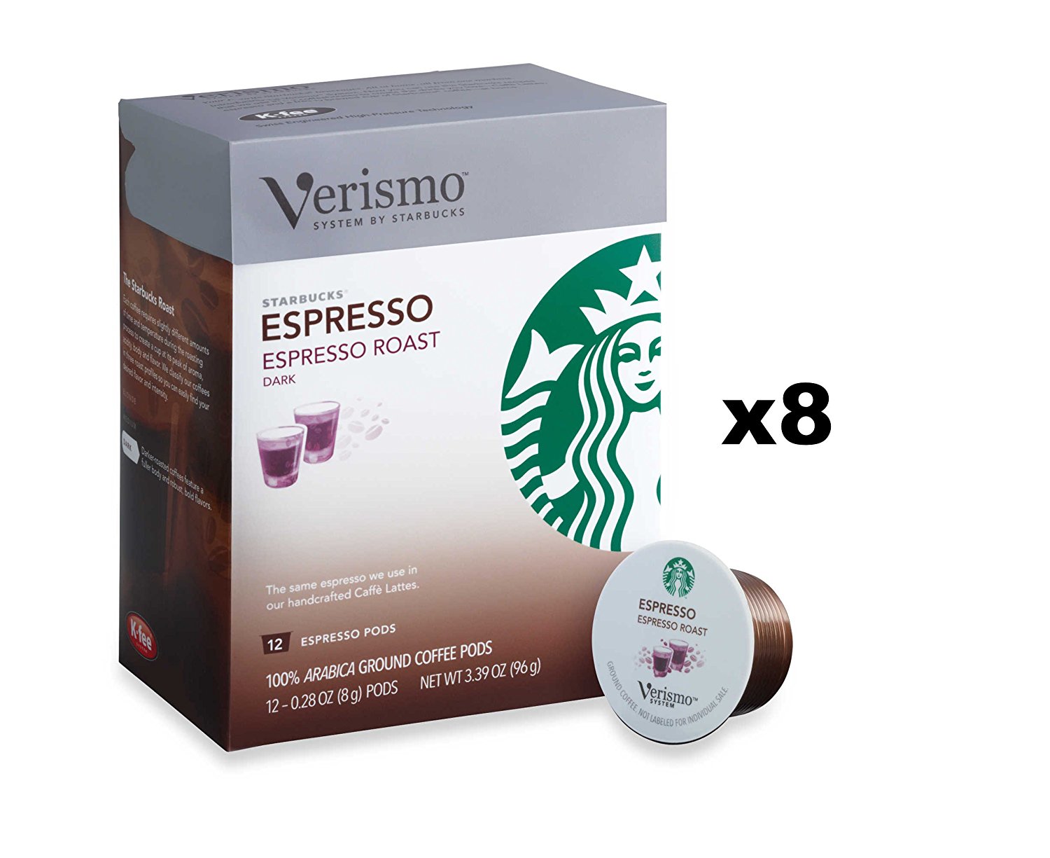 Starbucks Verismo Espresso Roast Espresso, 72 Pods N11 free image download