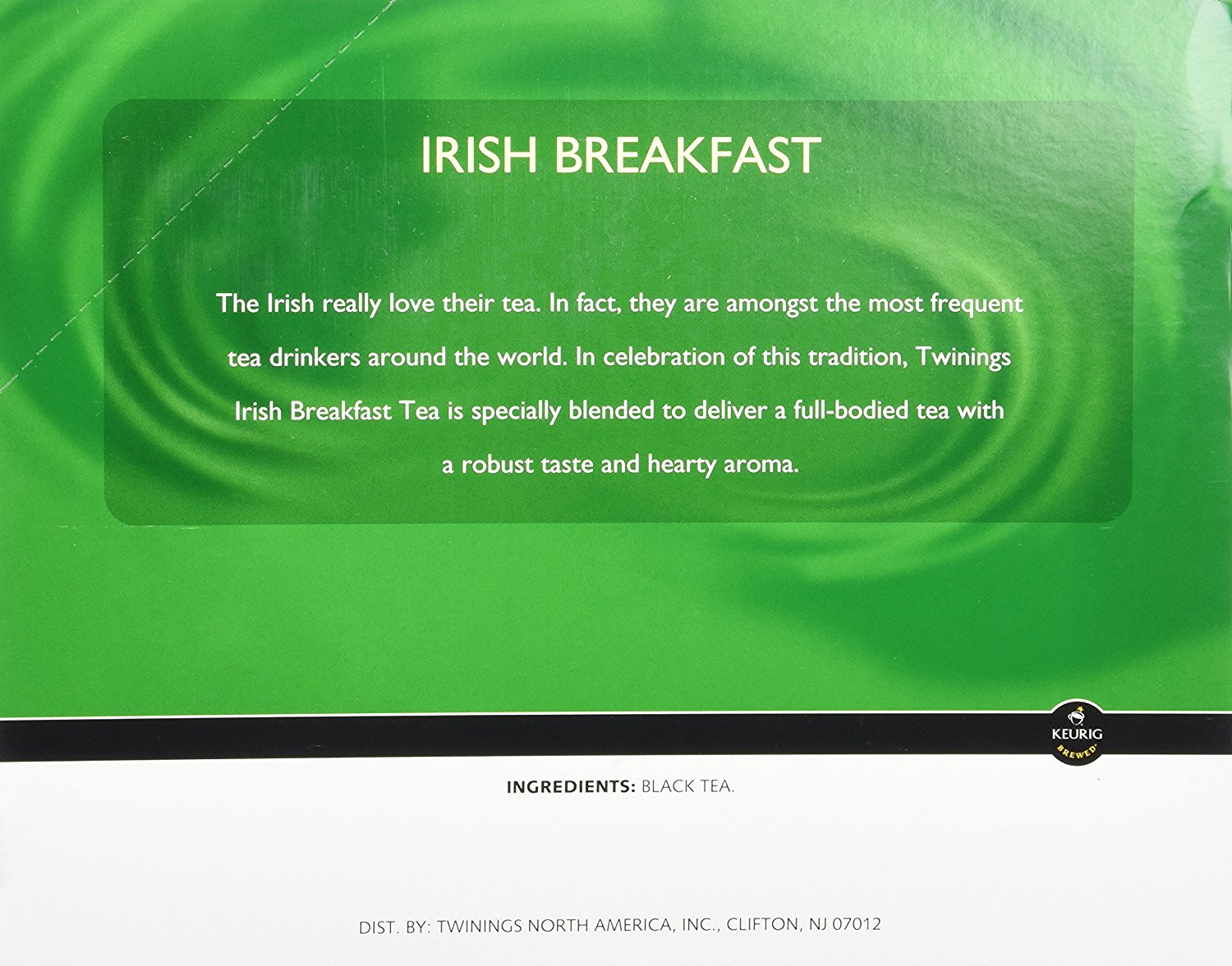 Twinings Irish Breakfast Tea KCups, 48 Count N3 free image download