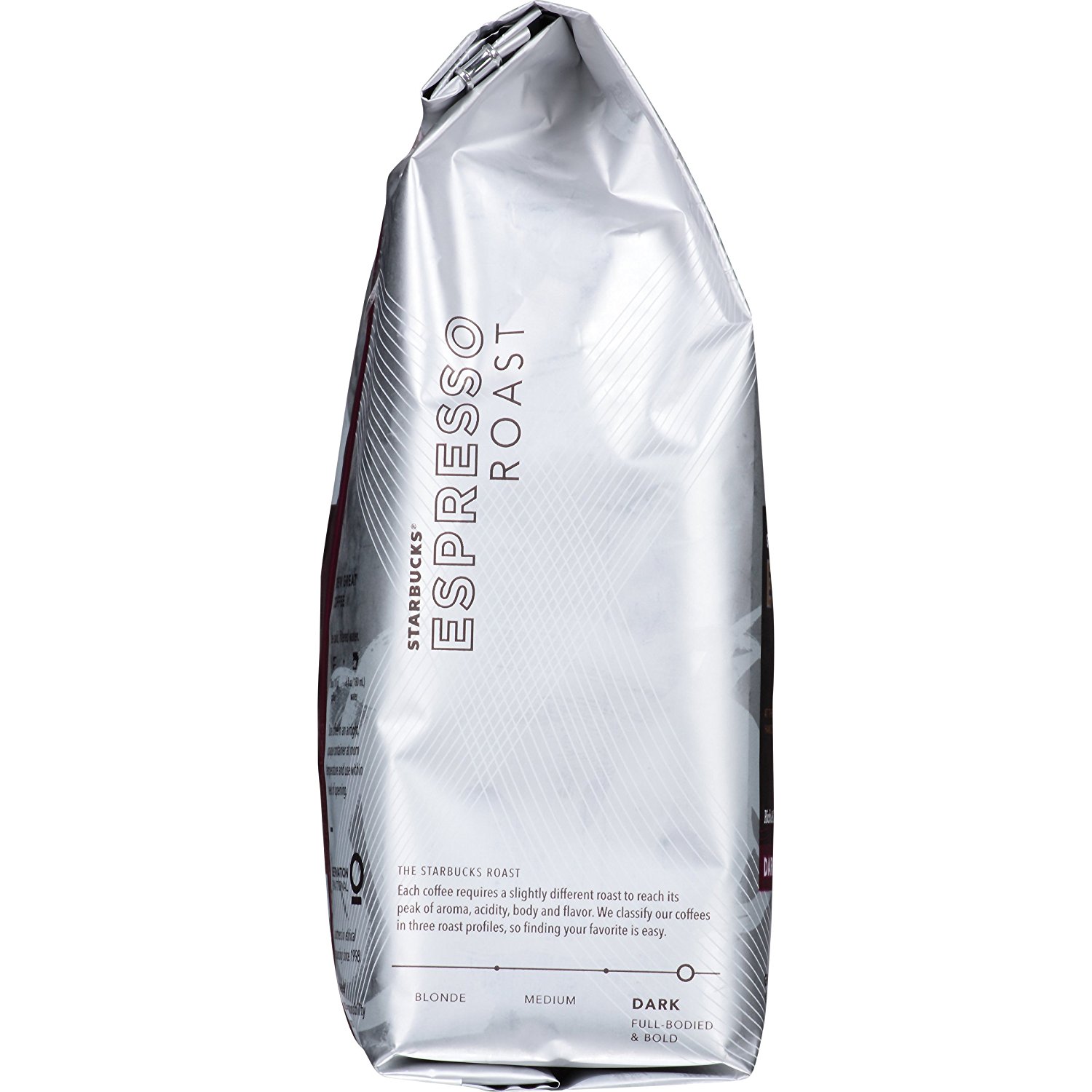 Starbucks Dark Espresso Roast Ground Coffee, 12Ounce Bags (Pack of 3