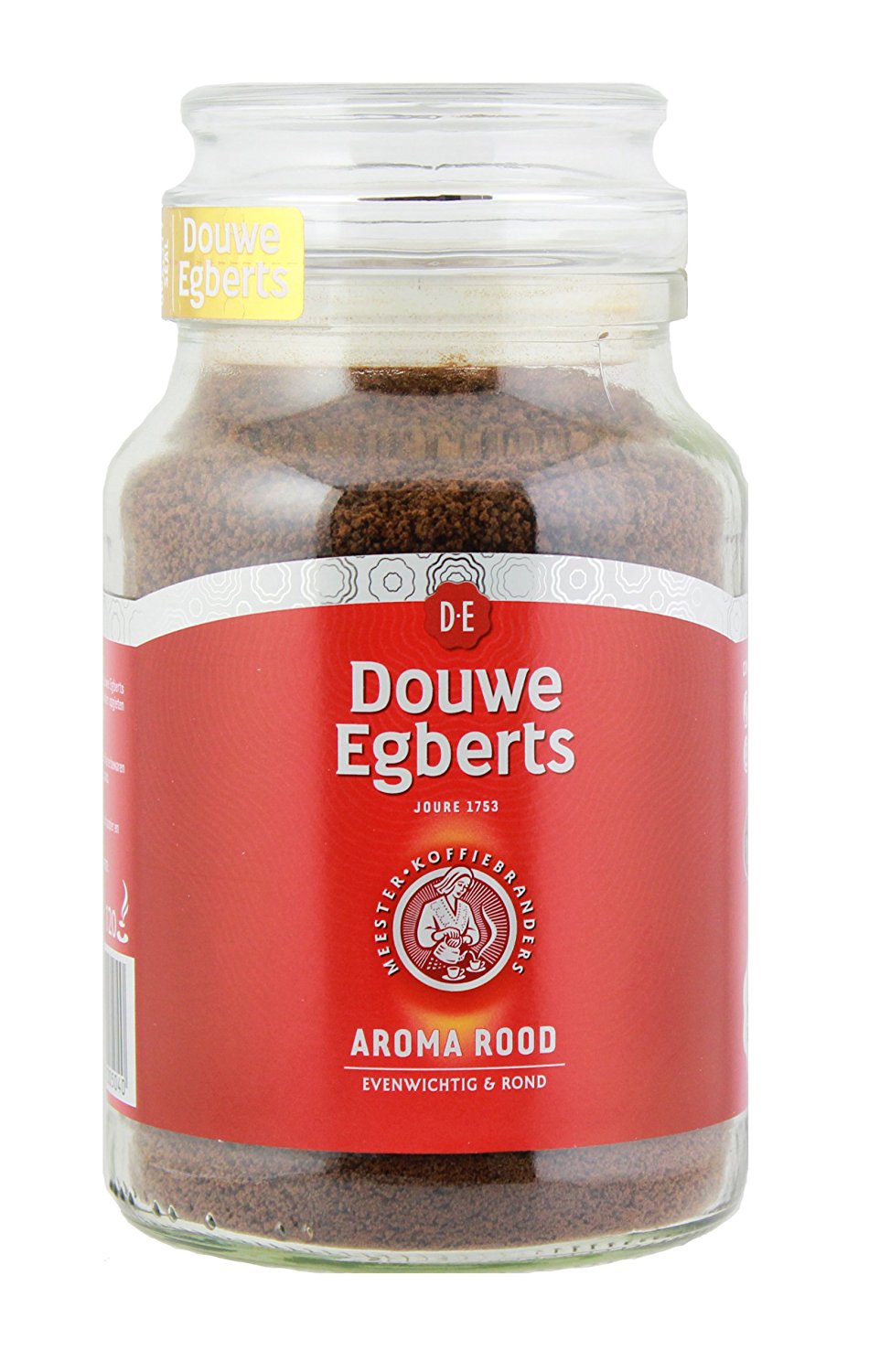 Douwe Egberts Aroma Rood Instant Coffee, 200 gram Jars (Pack of 2) free