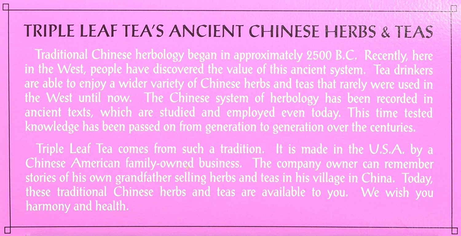 Triple Leaf Tea Bags, Mulberry Leaf, 20 Count N6 free image download