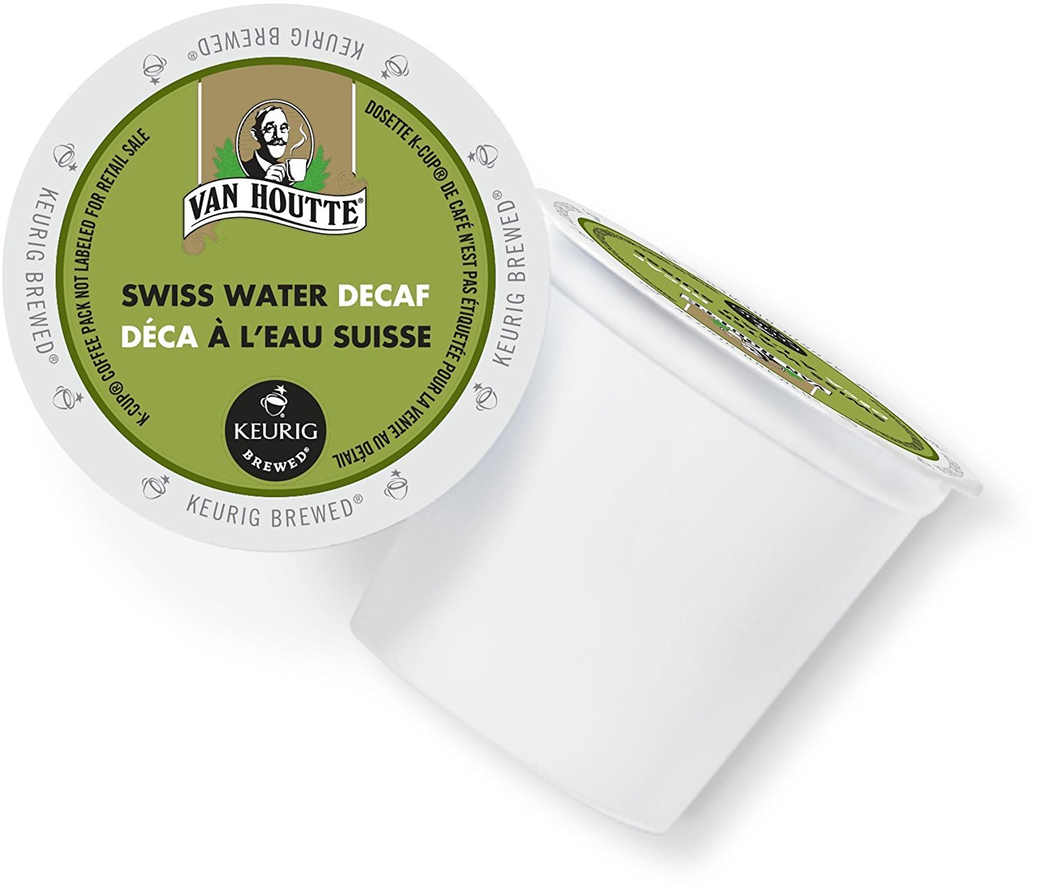Van Houtte Cafe Swiss Water Decaf, Fair Trade & Organic Light Roast
