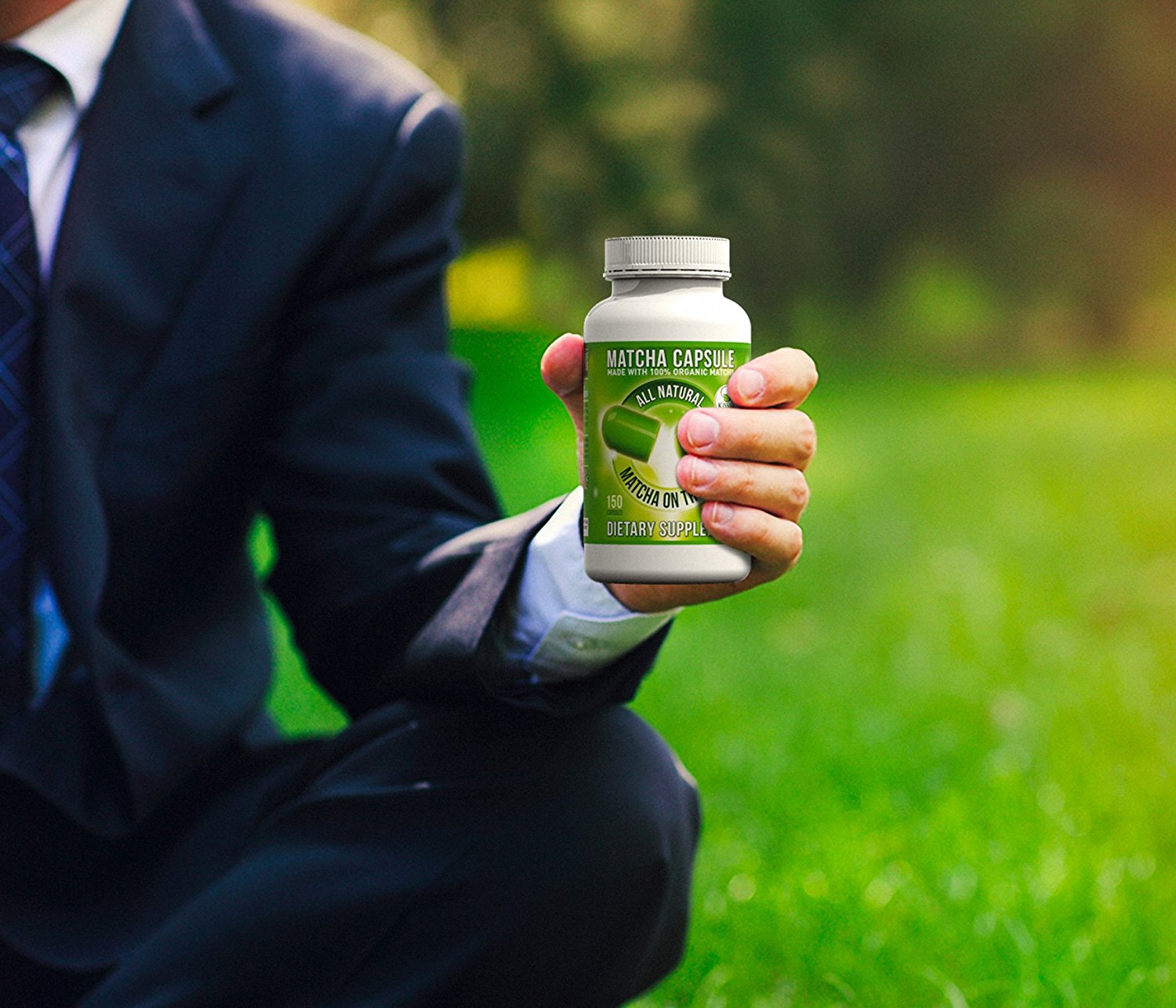 Organic Matcha Green Tea Capsule Powerful antioxidant and energy