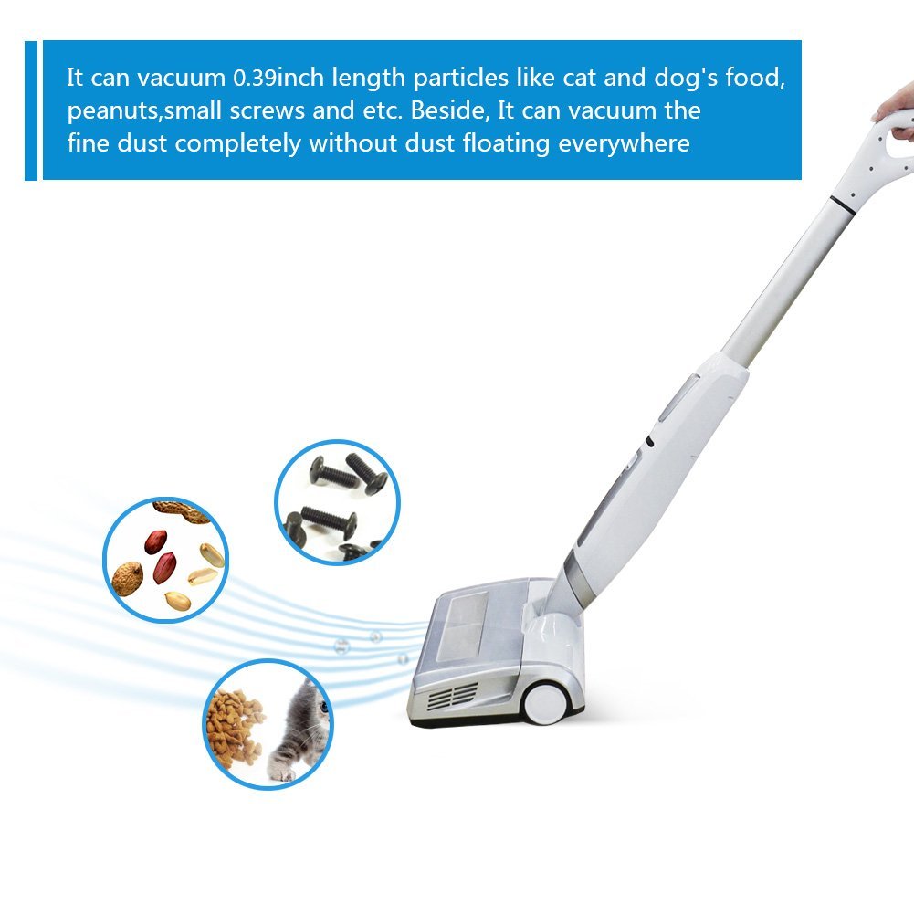 High Power Cordless Vacuum Cleaner, Upright Vacuum Cleaner with Light