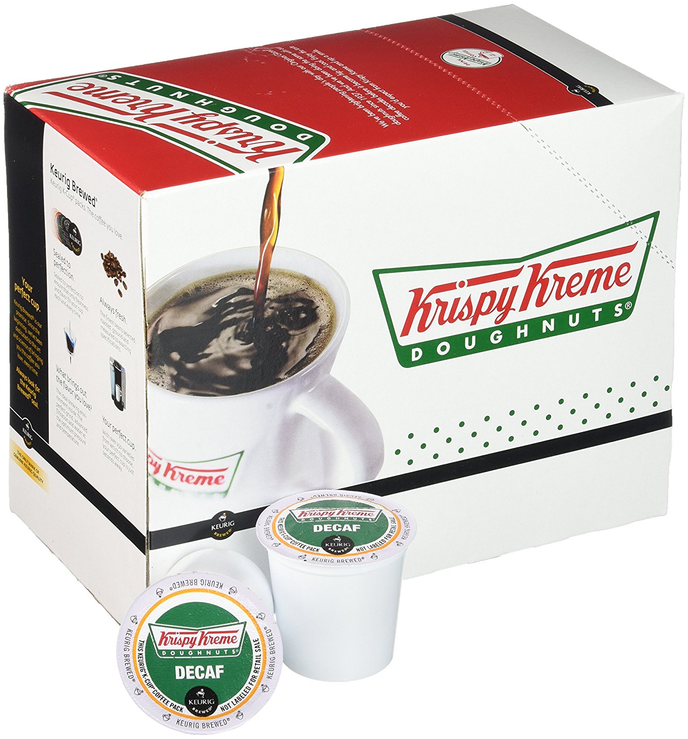 Krispy Kreme Doughnuts Decaf KCup Portion Pack for Keurig Brewers, 24