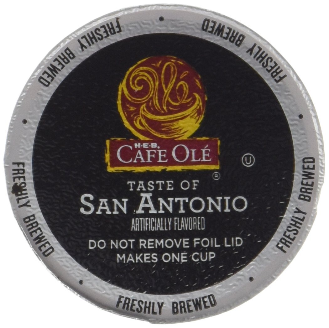 HEB Cafe Ole Coffee KCup 12ct Box (Pack of 4) (48 KCups) (Texas Pecan