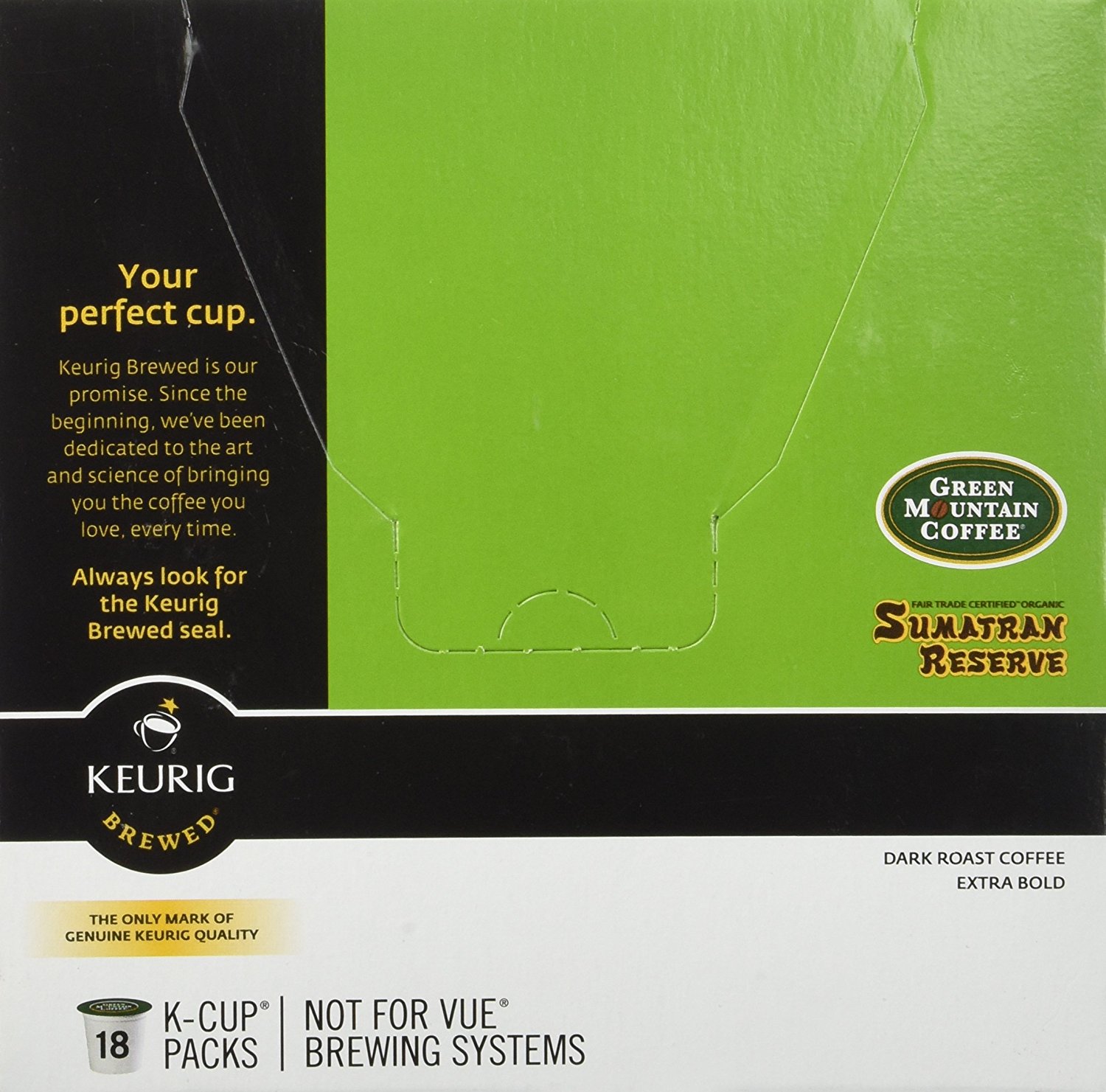 Green Mountain Coffee Sumatran Reserve 18 ct N4 free image download