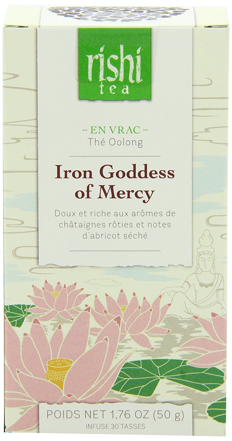 Rishi Tea Iron Goddess of Mercy Loose Leaf Tea, 1.76 Ounces Tin N2 free
