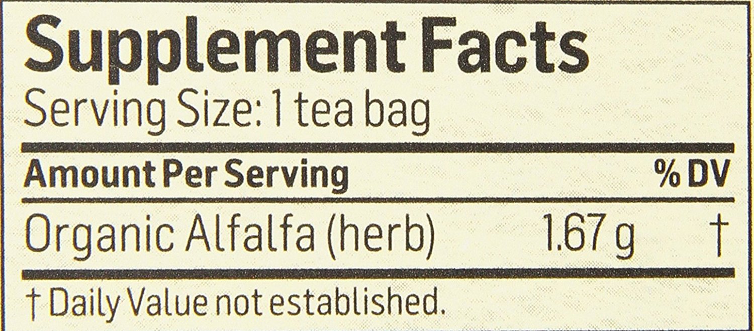 Alvita Organic Alfalfa Herbal Tea Bags, 24 Count N5 free image download