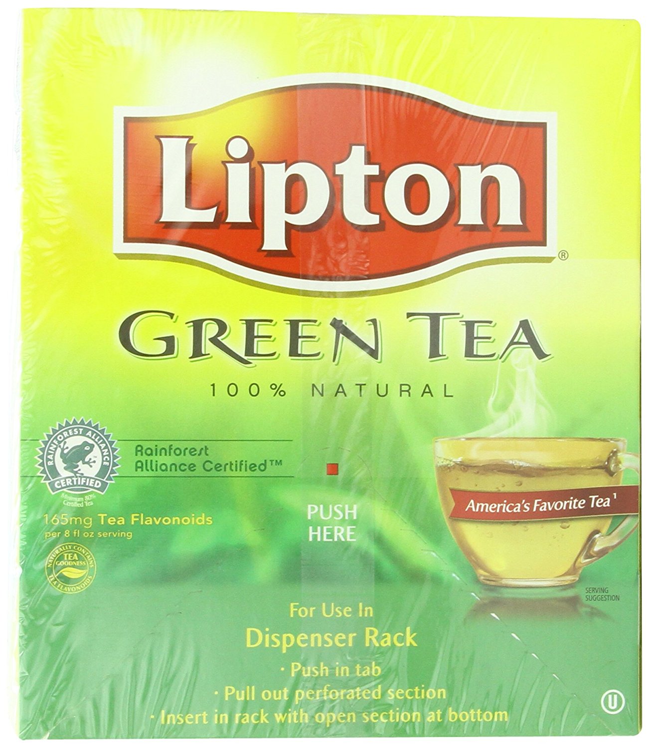 Lipton Green Tea, 100 Percent Natural 100 ct N2 free image download