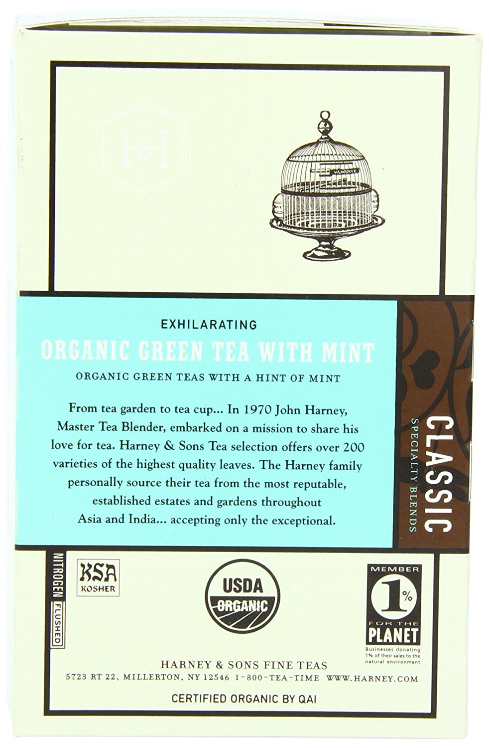 Harney and Sons Organic Green Tea Bags, Mint, 20 Count N2 free image download