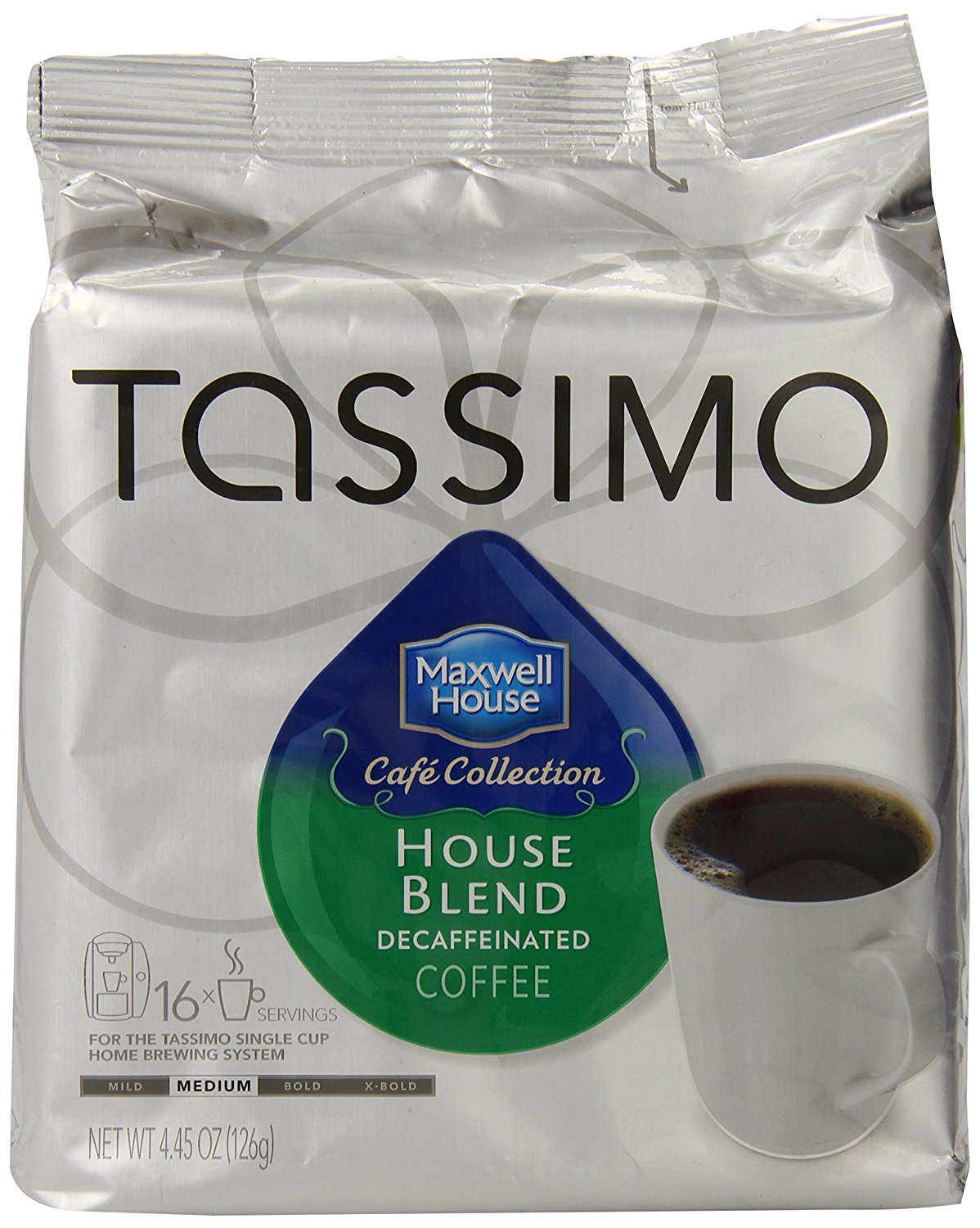 Tassimo House Blend Decaf TDiscs, 16 ct N2 free image download