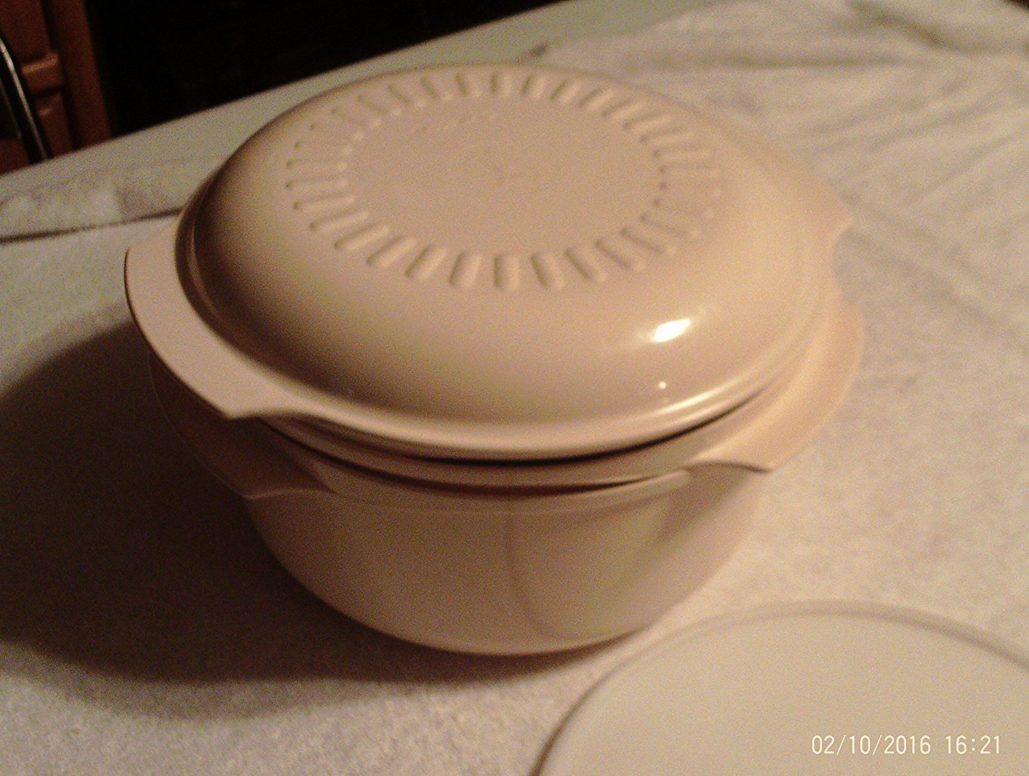 Tupperware Tupperwave StackCooker Starter Set 4 pc Beige with Sheer