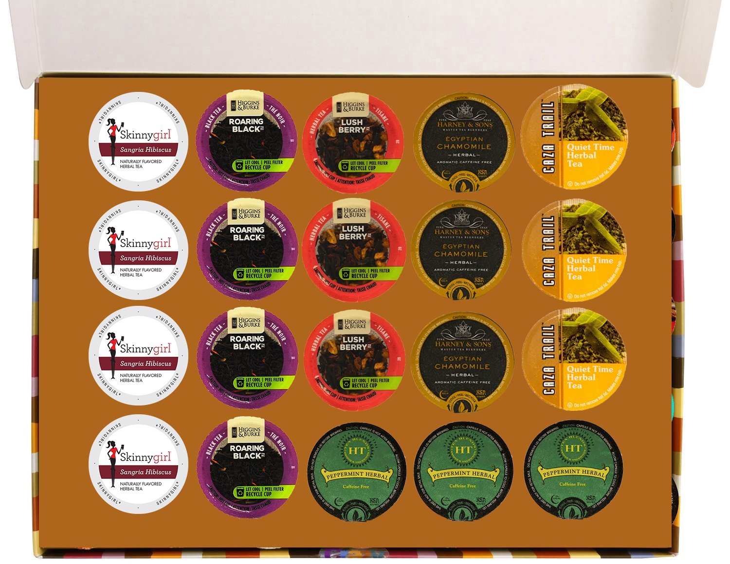 Herbal Tea Deluxe Variety Pack for Keurig KCups Brewers, 20 Count N3