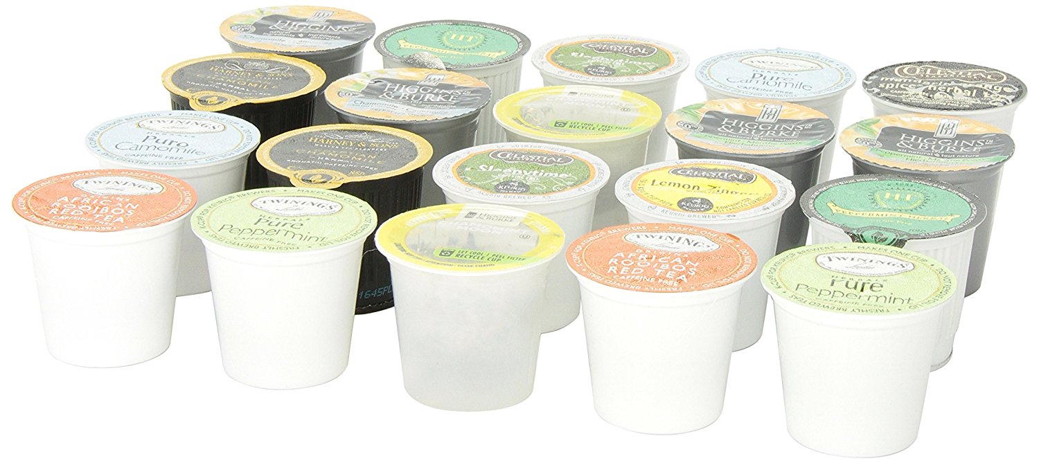 Herbal Tea Deluxe Variety Pack for Keurig KCups Brewers, 20 Count N5