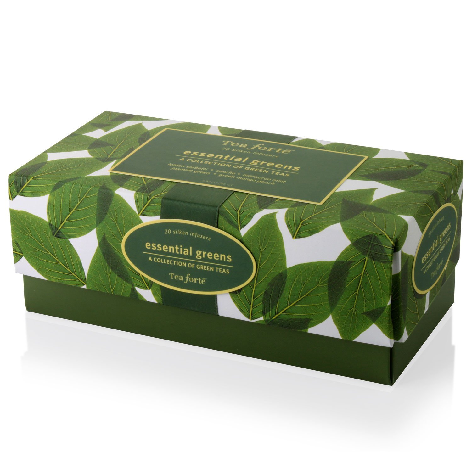 Tea Forte Presentation Box Sampler with 20 Handcrafted Pyramid Tea