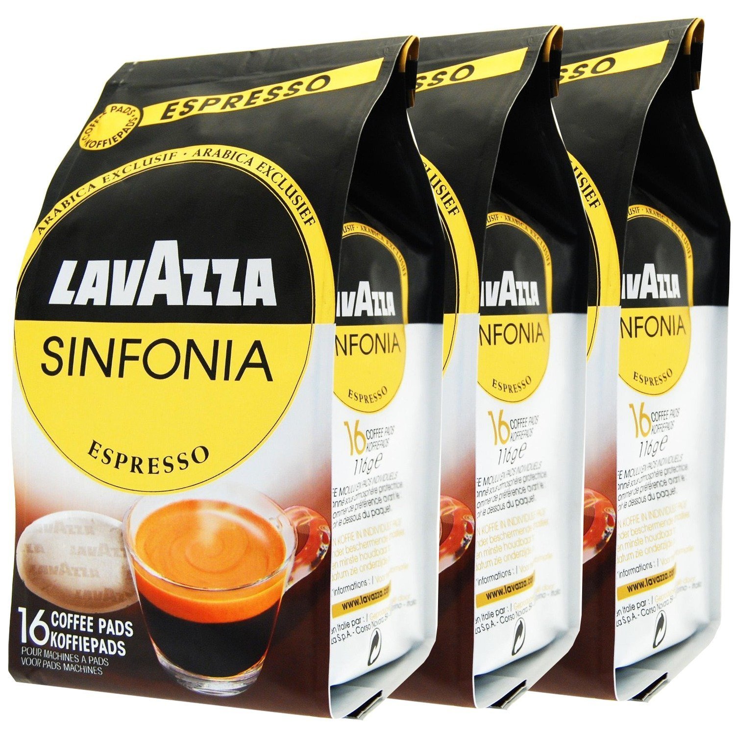 Lavazza Sinfonia Espresso for Senseo, 16 count (3 pack) free image download