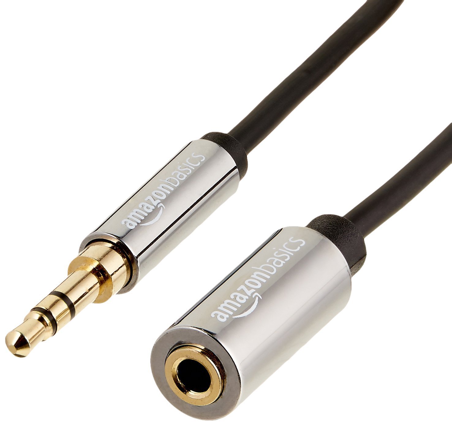 AmazonBasics 3.5mm Male to Female Stereo Audio Cable 6 Feet (1.83