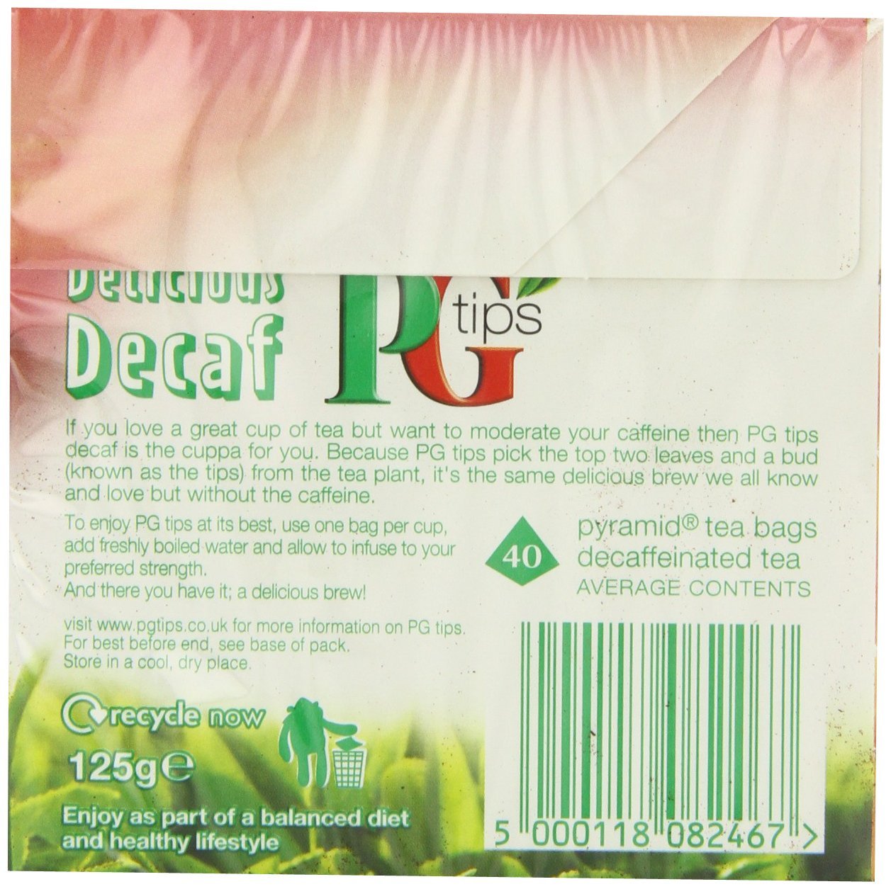 PG Tips Decaf 40 Ct Tea Bags 2 Pack N7 free image download