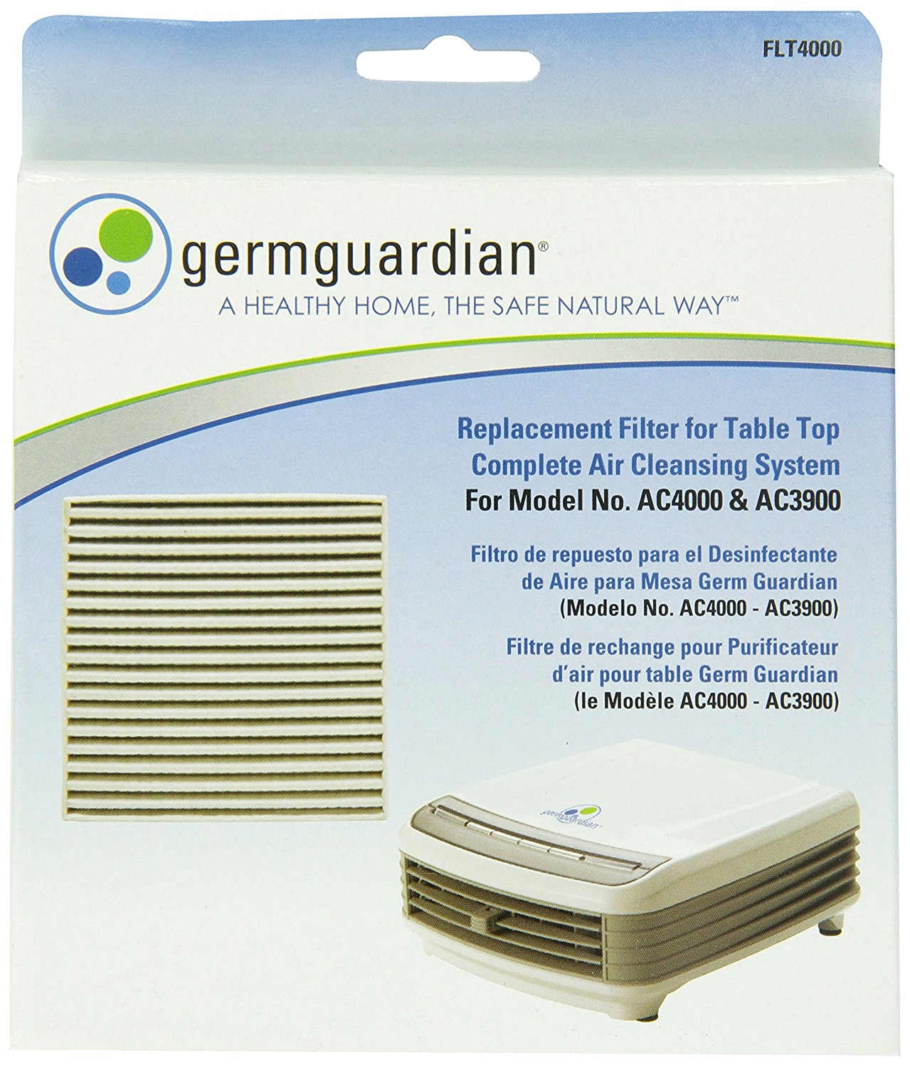 GermGuardian FLT4000L GENUINE True HEPA Replacement Filter for AC3900