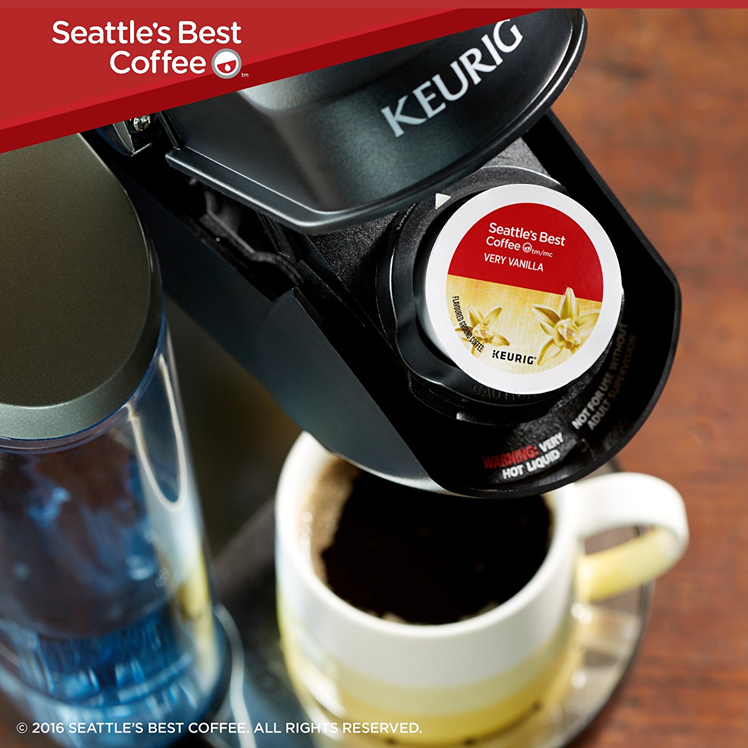 Seattle's Best Coffee Very Vanilla, KCup for Keurig Brewers, 60 Count