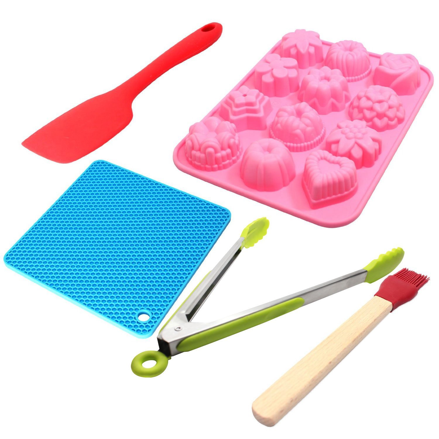 Food Grade Silicone Bakeware Set Silicone Molds For Fondant, Silicone
