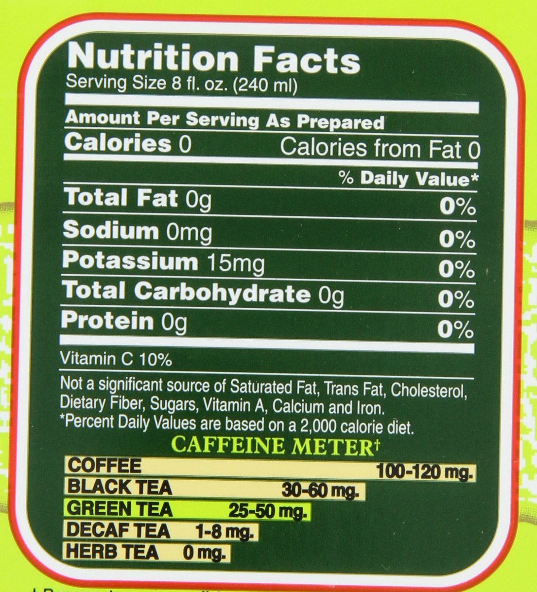 Bigelow Green Tea Chai 20Count Boxes (Pack of 6) N2 free image download