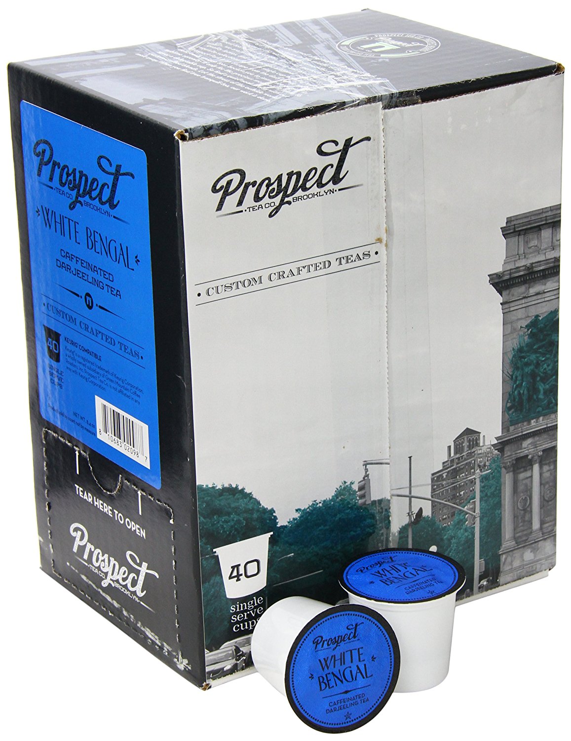 Prospect Tea Variety Pack Single Cup Tea for Keurig Brewers, 40 Count