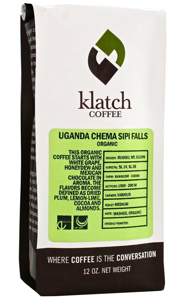 Klatch Coffee "Uganda Chema Sipi Falls" Medium Roasted Organic Shade