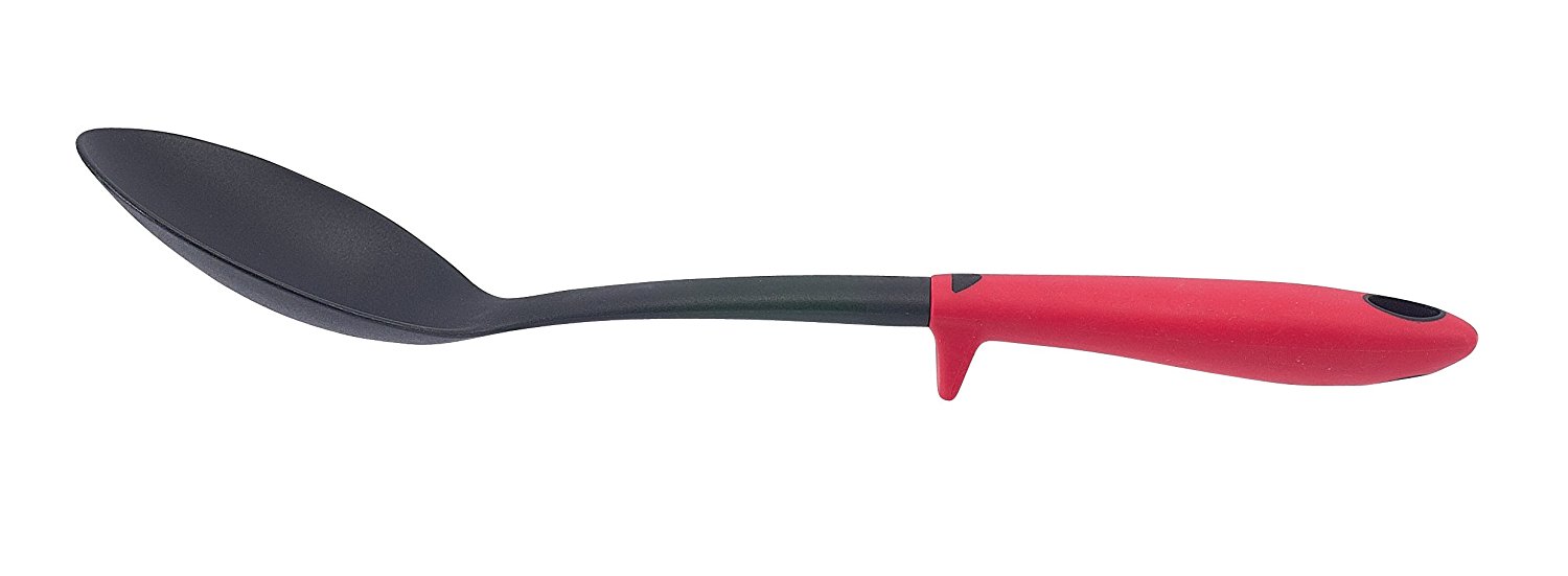 Boston Warehouse Kitchen Goddess Solid Spoon with Elevating Handle free