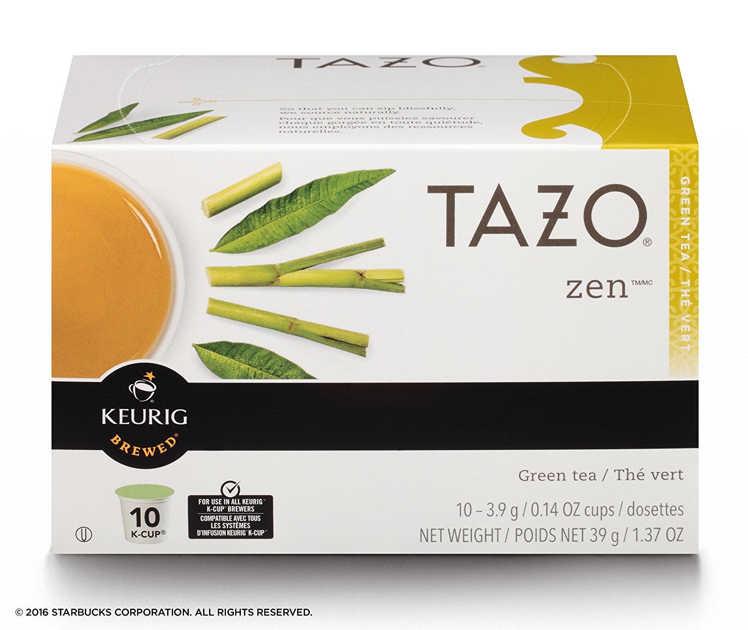 Tazo Zen Tea, KCup for Keurig Brewers, 60 Count free image download