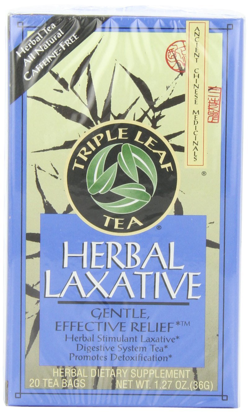 Triple Leaf Tea, Herbal Laxative, 20 Tea Bags (Pack of 6) N3 free image