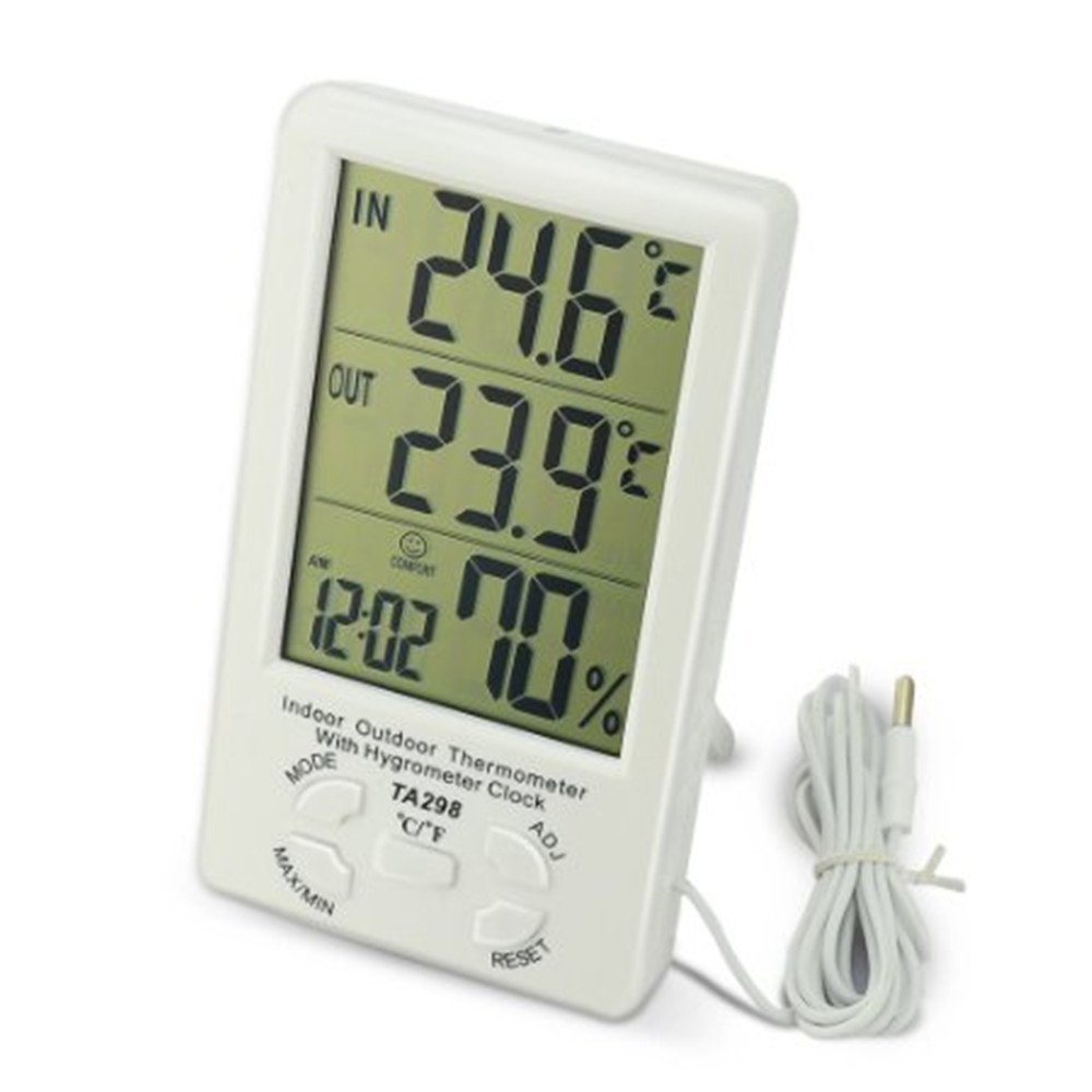 LingsFire Digital LCD Indoor/Outdoor Thermometer Humidity Hygrometer