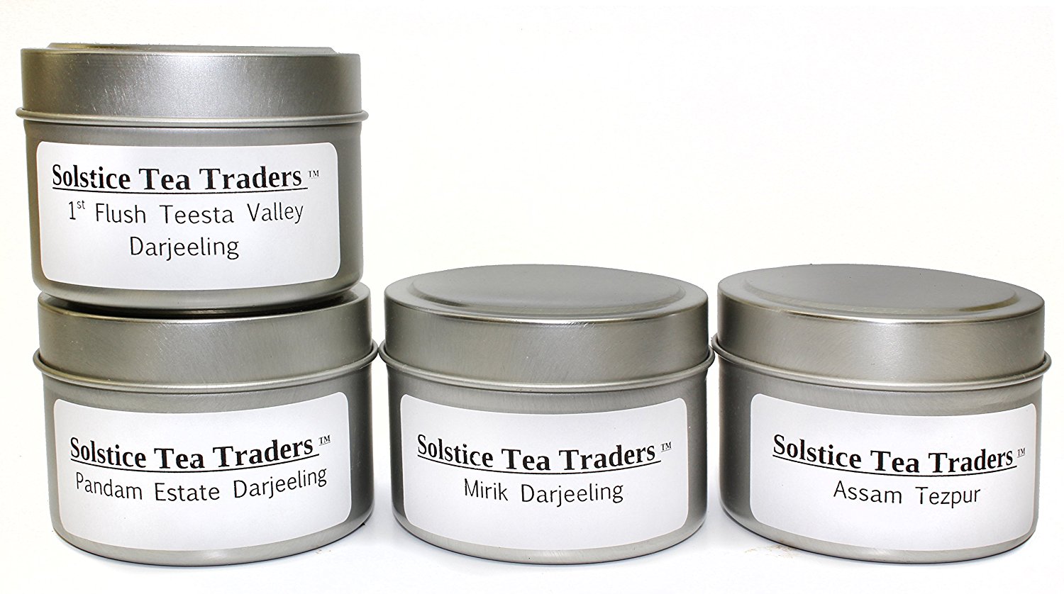 Assam and Darjeeling Loose Leaf Black Tea Sampler, Features 4 Types of