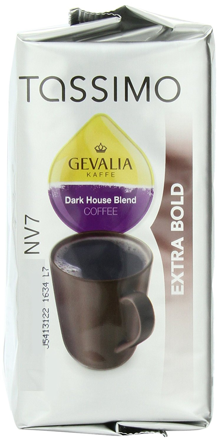 Gevalia Dark House Blend, 12Count TDiscs for Tassimo Coffeemakers