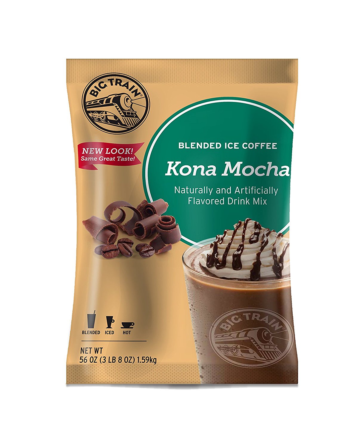 Big Train Blended Ice Coffee, Kona Mocha, 3.5 Pound free image download