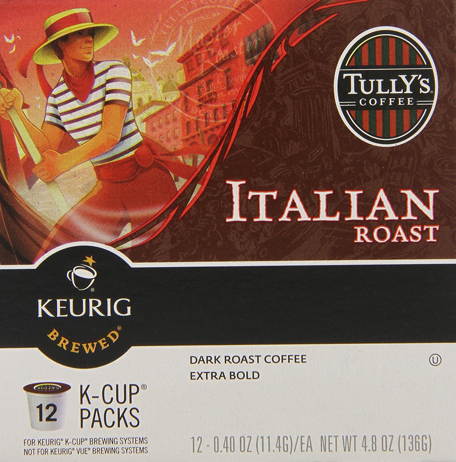 Green Mountain Coffee Italian Roast K Cups For Keurig Brewers 12