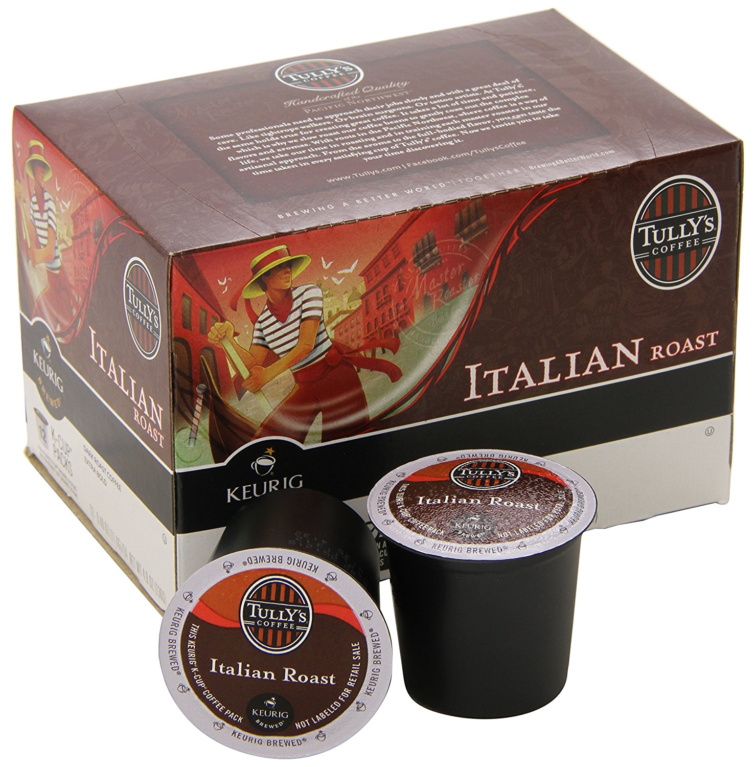 Green Mountain Coffee Italian Roast K Cups For Keurig Brewers 12
