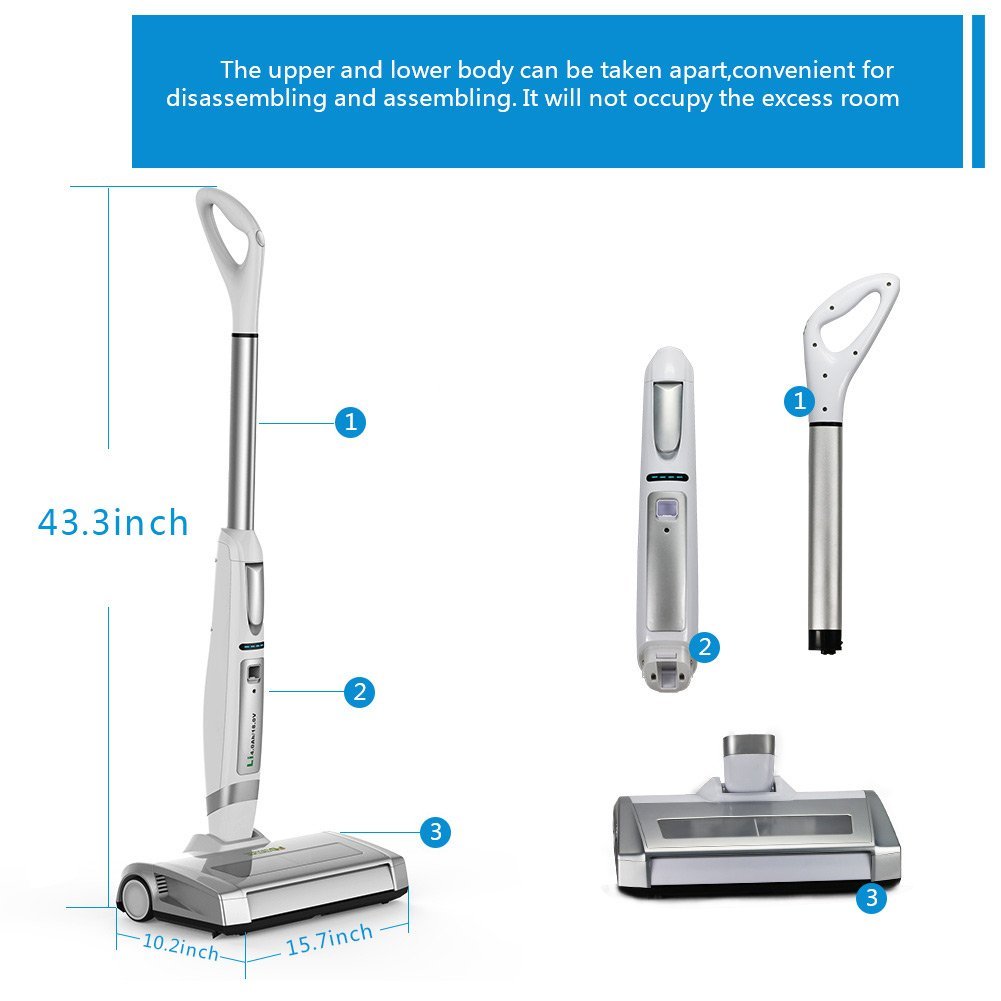 Cordless Vacuum Automatic High Suction Upright Vacuum Cleaner VAC