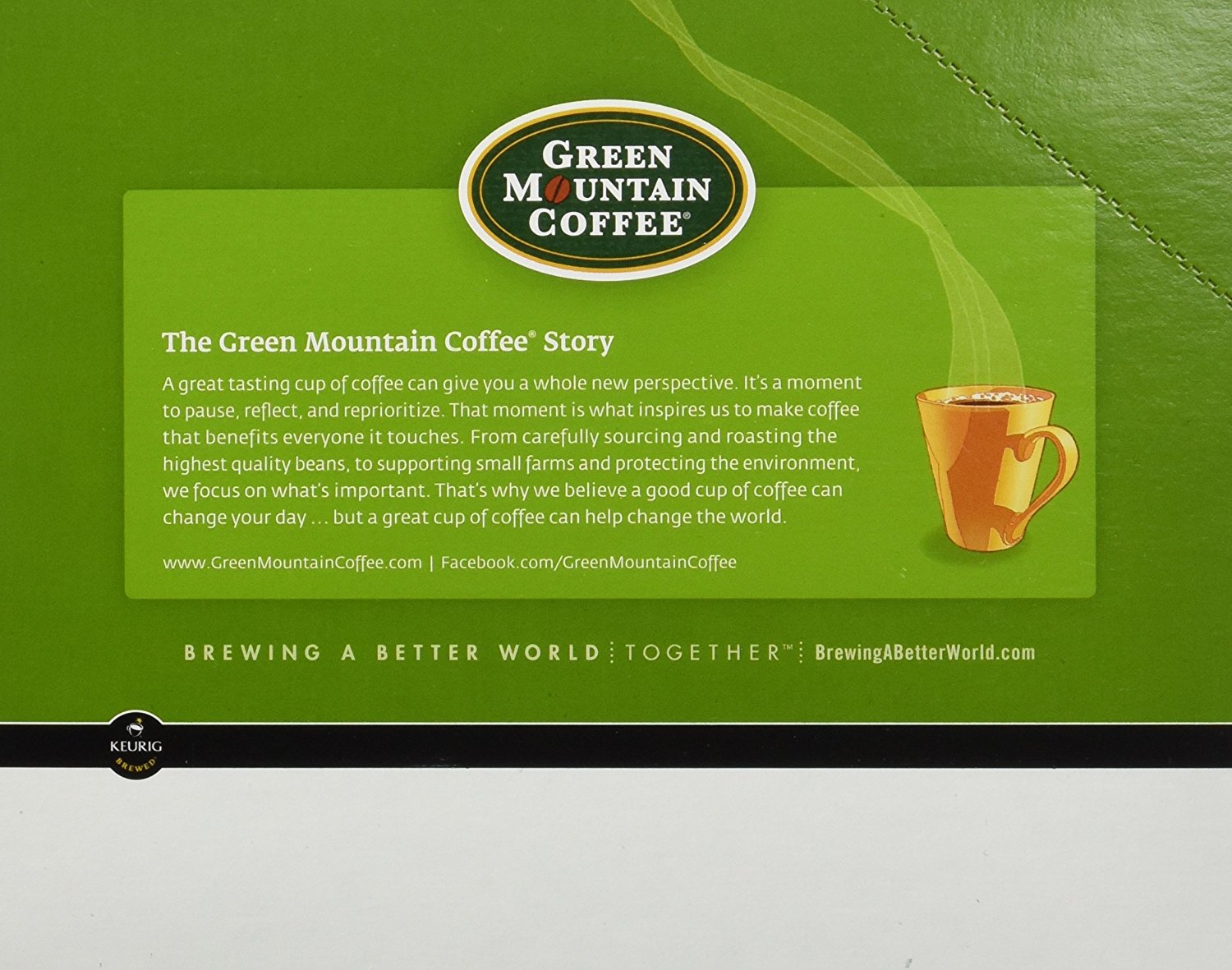 Green Mountain Coffee KCups Lake & Lodge, Box of 24 Kcups (Pack of 2