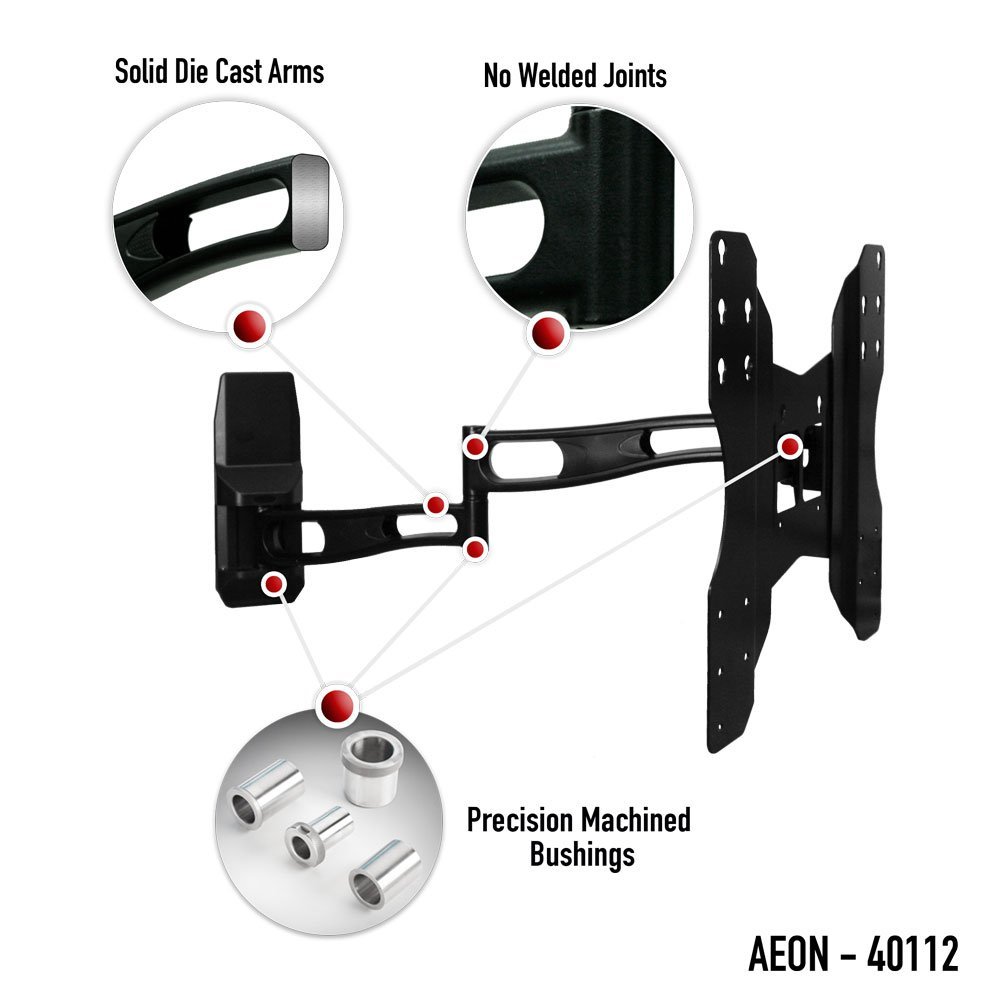 Aeon Stands and Mounts Full Motion Wall Mount with 29Inch Extension