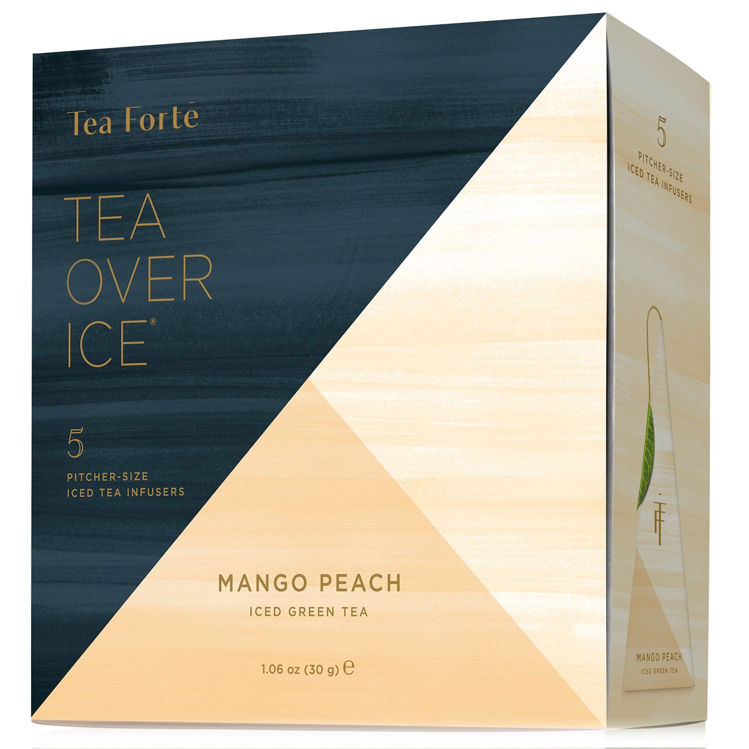 Tea Forte TEA OVER ICE Blends, Five Iced Tea Infusers, Mango Peach
