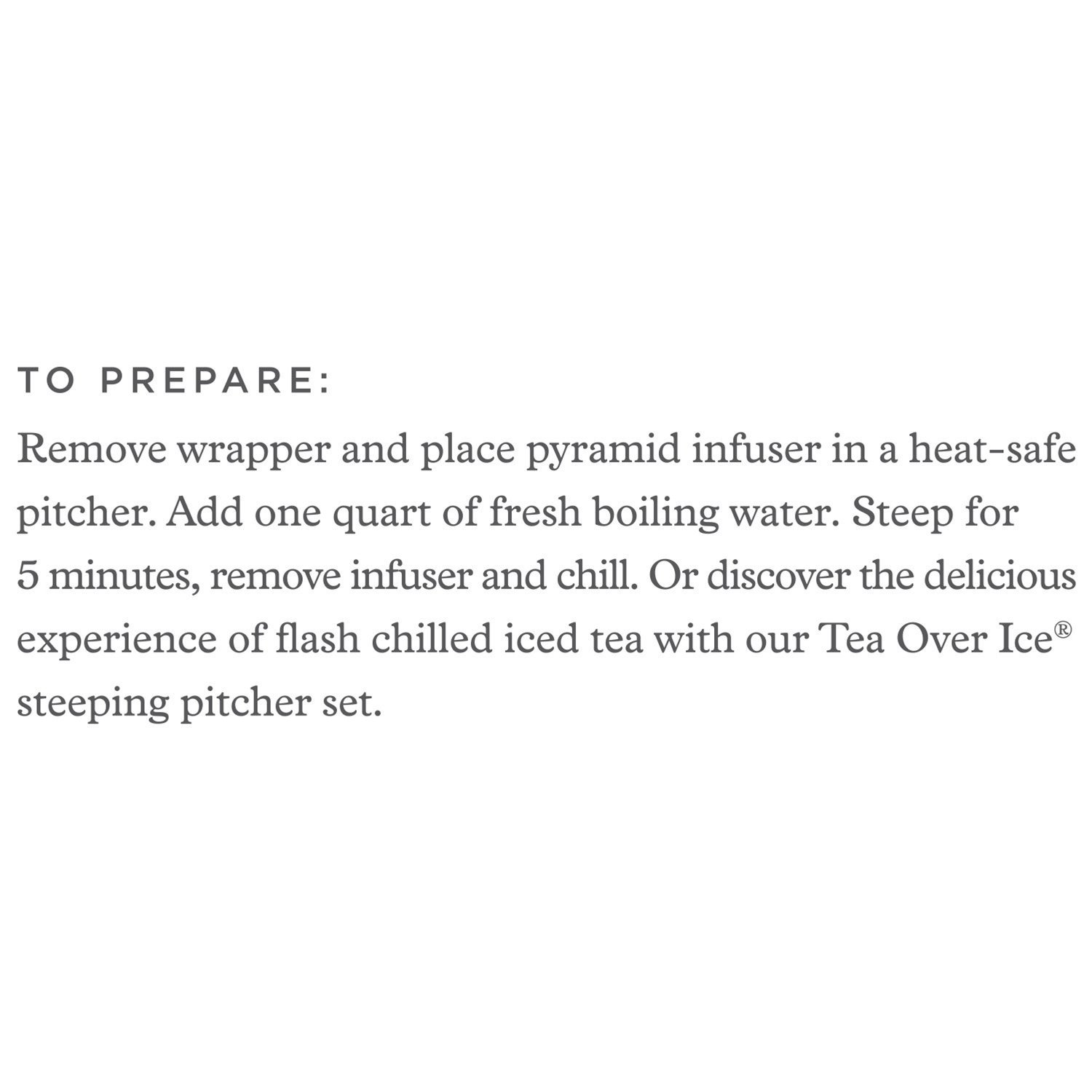 Tea Forte TEA OVER ICE Blends, Five Iced Tea Infusers, Mango Peach