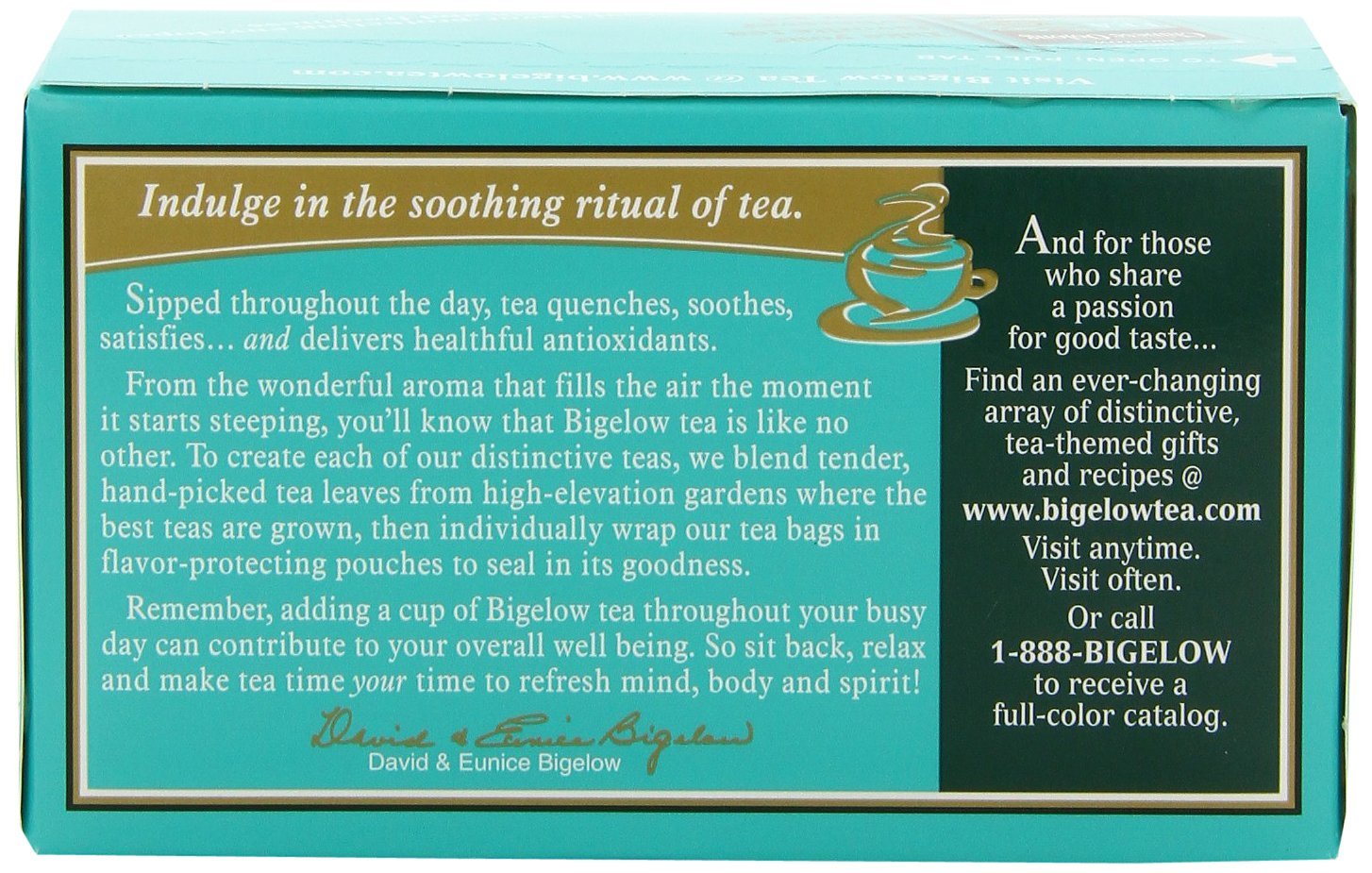 Bigelow Chinese Oolong Tea, 20Count Boxes (Pack of 6) N2 free image