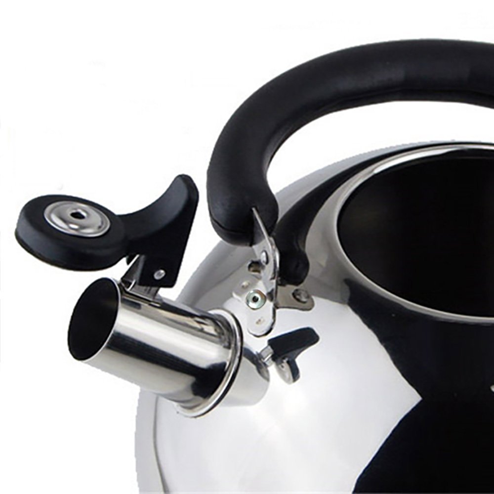 OCATO Safe Whistling Coffee and Tea Kettle Stainless Steel 2.4Quart