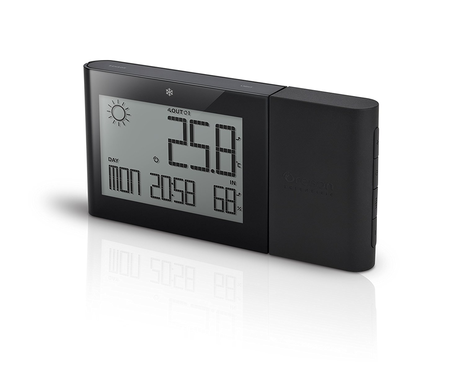 OREAV BAR266/BLRBK Oregon Scientific Weather Forecaster Indoor/Outdoor