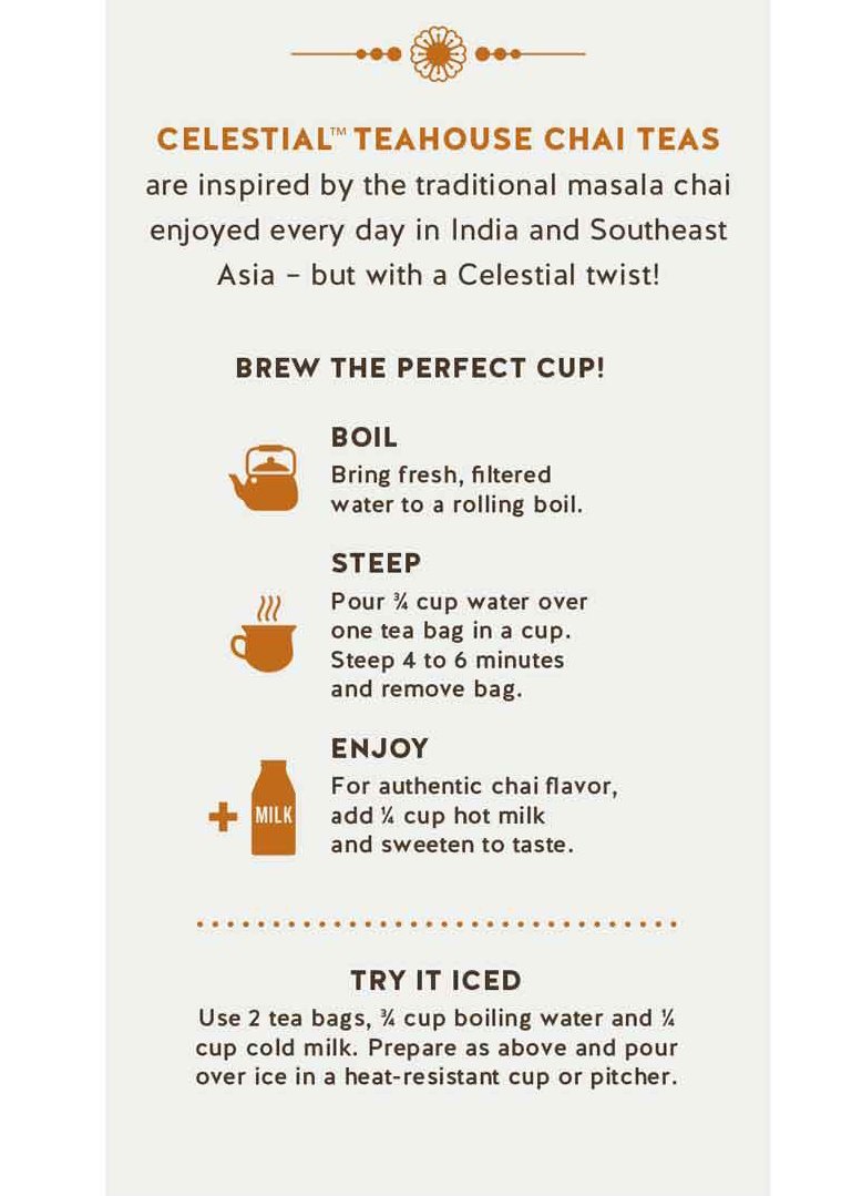 Celestial Seasonings Dirty Chai Tea, 20 Count (Pack of 6) N2 free image download