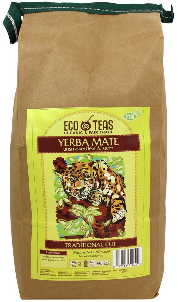 Eco Teas Organic Fair Trade Yerba Mate Tea, 5 Pound N2 free image download