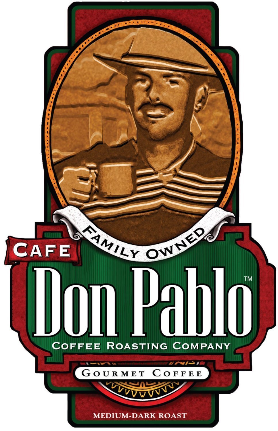 2LB Cafe Don Pablo Gourmet Coffee Signature Blend MediumDark Roast