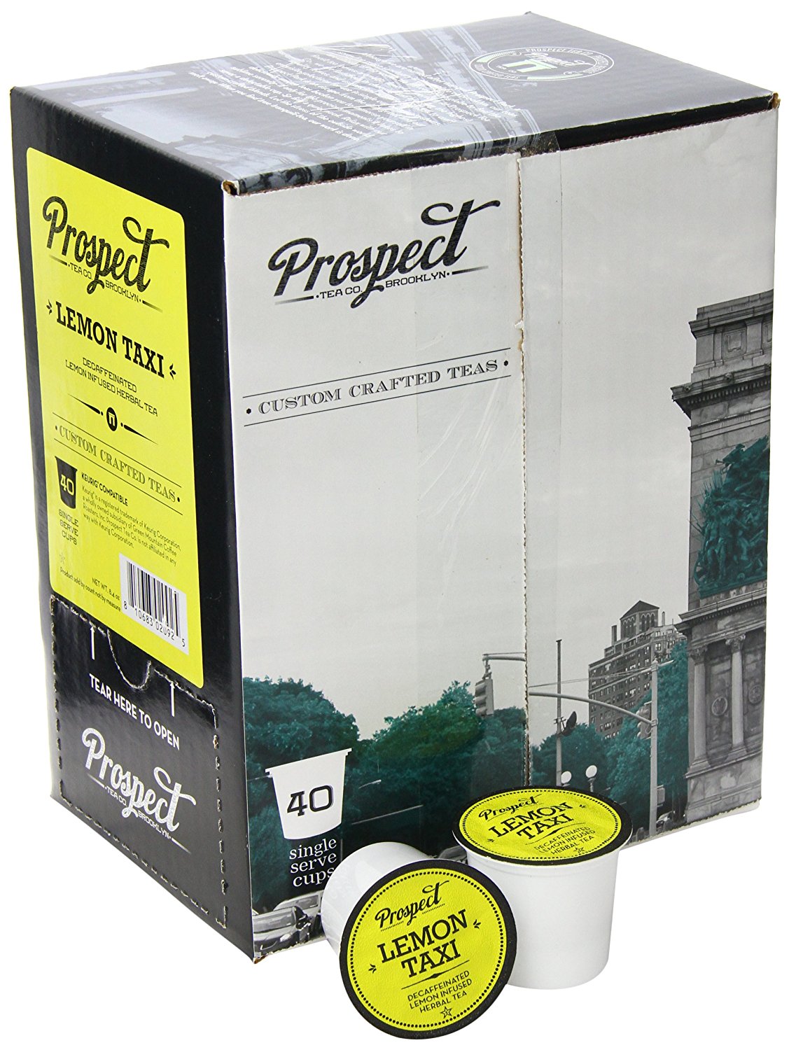 Prospect Tea Variety Pack Single Cup Tea for Keurig Brewers, 40 Count